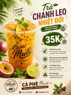Hình ảnh Trà chanh leo nhiệt đới