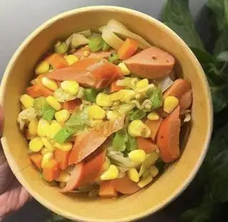 Hình ảnh Mỳ trộn xúc xích