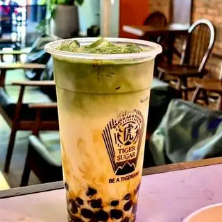 Đường nâu matcha sữa (M) - 35.000 ₫ tại Trà Sữa Tiger Sugar - Đường Nâu Sữa - Xóm Chiếu