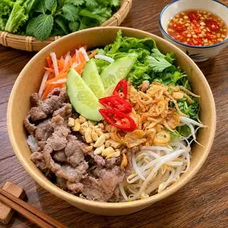 Hình ảnh Bún Trộn Bò