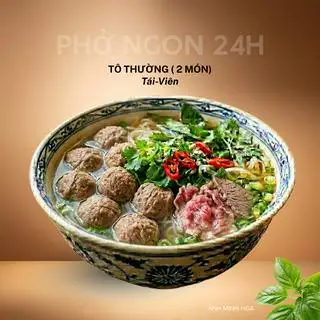 PHỞ TÁI VIÊN - 60.000 ₫ tại Phở Ngon 24H - Phở Tái Viên, Phở Tái Gân Viên & Phở Bắp Bò - Hoàng Hoa Thám
