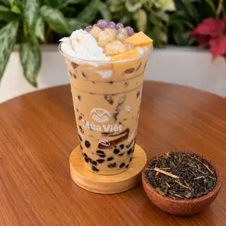 Hình ảnh Hồng Trà Sữa Full Topping