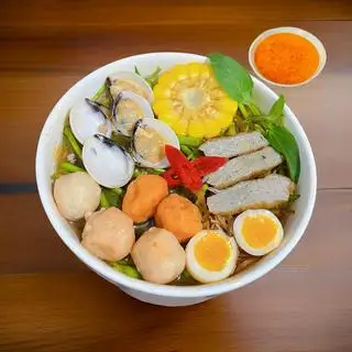 Bún Thái cay chả cá - cá viên - 45.000 ₫ tại Bún Thái Nhà Kem - Thích Quảng Đức