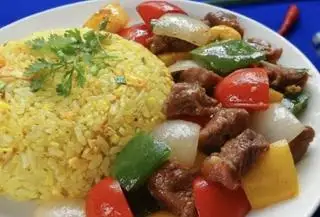 Cơm bò lúc lắc - 60.000 ₫ tại Cơm Gà Tri Mập - Nguyễn Trọng Tuyển