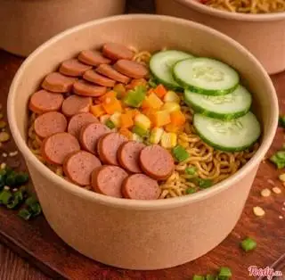 Hình ảnh Mỳ trộn Idomie xúc xích