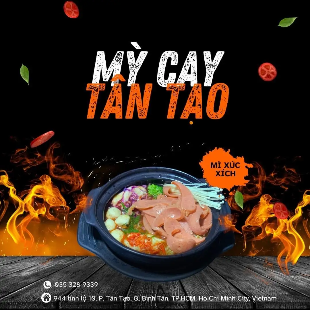 Mì Xúc Xích - 53.000 ₫ tại Mỳ Cay Seoul Tân Tạo - Tỉnh Lộ 10