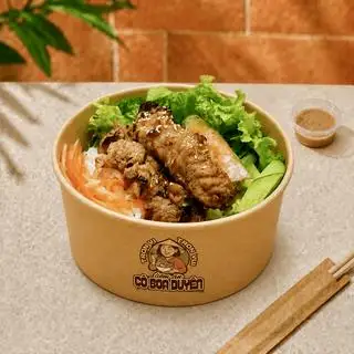 Bún Thịt Nướng Nhiều Thịt & Chả Ram - 78.000 ₫ tại Tiệm Ăn Cô Boa Duyên - Bún Mắm Nêm, Bún Thịt Nướng & Bún Nước Tương - Nguyễn Đình Chính 