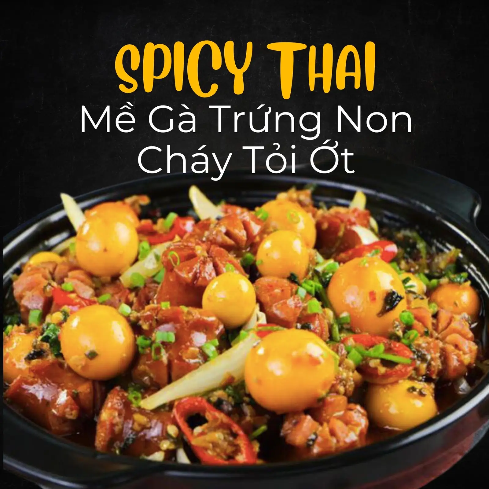 Mề Gà Trứng Non Cháy Tỏi - Fried Chicken Gizzard and Immature Eggs with Garlic - 69.000 ₫ tại Mango Story Saigon - Món Thái - Đặng Văn Ngữ