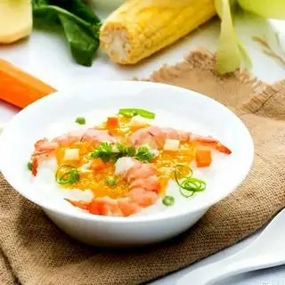 Cháo tôm sốt cà rốt - 22.000 ₫ tại Family Soup - Cháo Dinh Dưỡng - Bùi Đình Túy