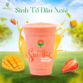 Sinh tố Dâu Xoài - NÊN THỬ - 34.000 ₫ tại ReViet Juice - Nước ép, Sinh tố & Detox - Pasteur