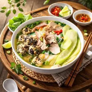 Hình ảnh Bún dọc mùng full
