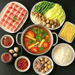Lẩu Thái ba chỉ bò Mỹ (2 người dùng) - 285.000 ₫ tại Anna Food - Mì Trộn, Chân Gà Sốt Thái & Cá Viên Chiên - Vân Côi