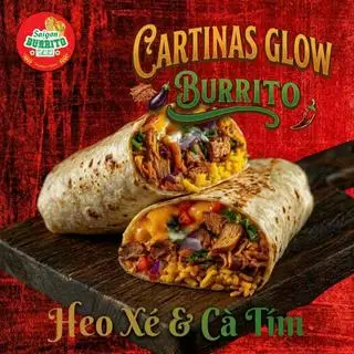 Hình ảnh Cartinas Glow Burrito | Heo Xé • Cà Tím