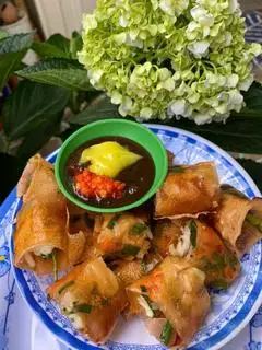 Hình ảnh bánh tráng cuốn dẻo