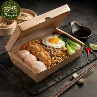 Hình ảnh Mì Trộn Sủi Cảo Mini Chiên Bánh Xếp