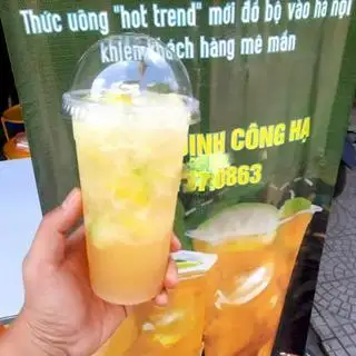 Hình ảnh Trà chanh dứa cốt dừa giã tay Quảng Đông nha đam