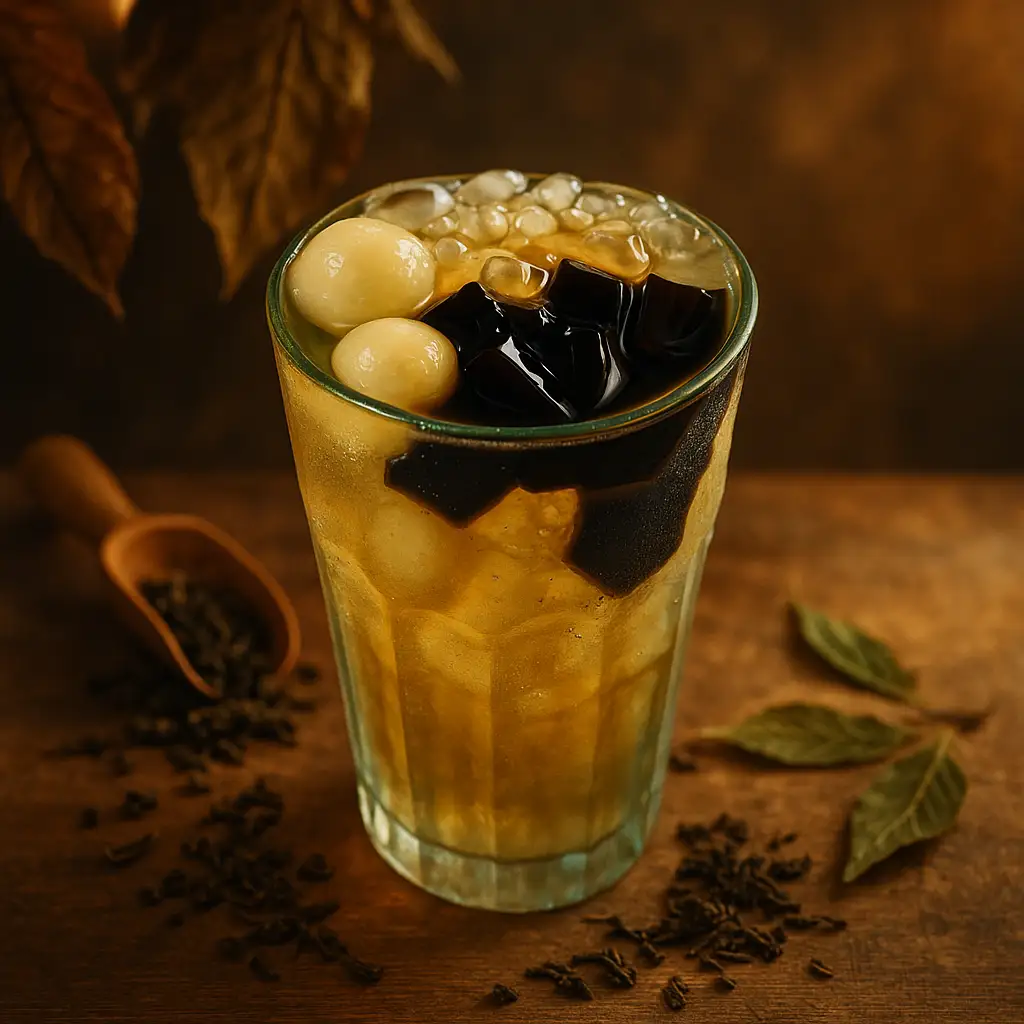 13 GIỜ - Mát Mát + Sương sáo + Trân châu trắng + Phô mai viên - 55.000 ₫ tại Ăng-Ê Coffee - Nguyễn Thị Nghĩa