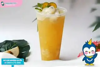Hình ảnh Trà Mãng Cầu Chanh Dây Ly Đại 700ml
