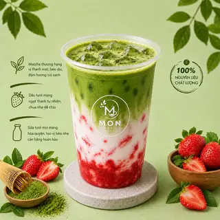 Hình ảnh Matcha Latte Dâu