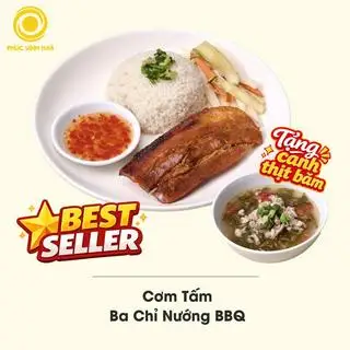 Hình ảnh Cơm tấm ba chỉ nướng BBQ