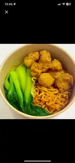 Hình ảnh Mì Trộn Indomie -Da gà chiên 