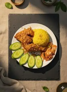 Cơm gà mắm tỏi ( đùi góc tư ) - 63.000 ₫ tại Cơm Gà 38 - Cơm Gà Xối Mỡ Sốt Đặc Biệt - Thân Văn Nhiếp