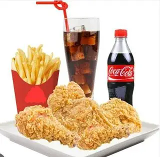 COMBO 2 NGƯỜI ĂN : 2 PHẦN GÀ + KHOAI TÂY + 1 COCA - 99.000 ₫ tại Gà Rán Mr. Thịnh - Phan Văn Hân