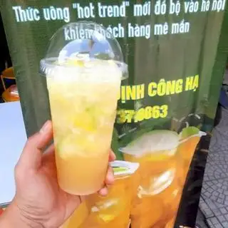 Hình ảnh Trà chanh dưa hấu cốt dừa giã tay Quảng Đông