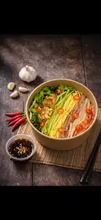 Hình ảnh Bún Nước Tương 3 Loại Chả
