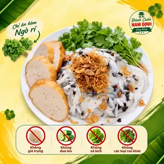 Hình ảnh Bánh cuốn Nam Định truyền thống - đọc mô tả trước khi đặt