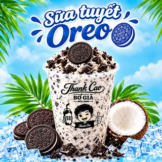Hình ảnh Sữa tuyết Oreo ( Size M ) 