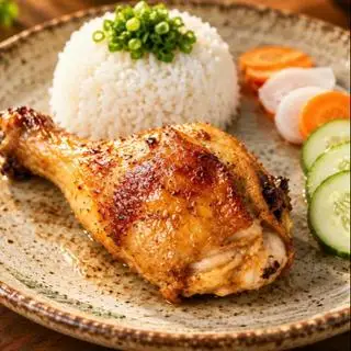 Hình ảnh Cơm Đùi Gà Nướng