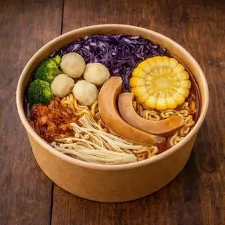 Mì Cay Cá Viên Xúc Xích – Topping No Nê, Cay Mê Mệt - 69.000 ₫ tại Quán Của Lâm - Mì Cay, Cơm Trộn & Tokbokki - Khuông Việt