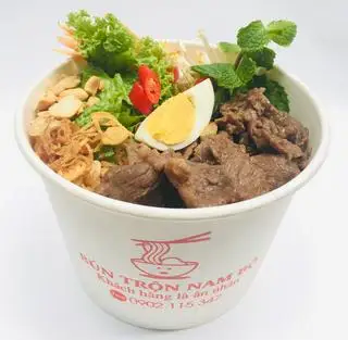 Hình ảnh Bún Trộn Bò Nam Bộ 