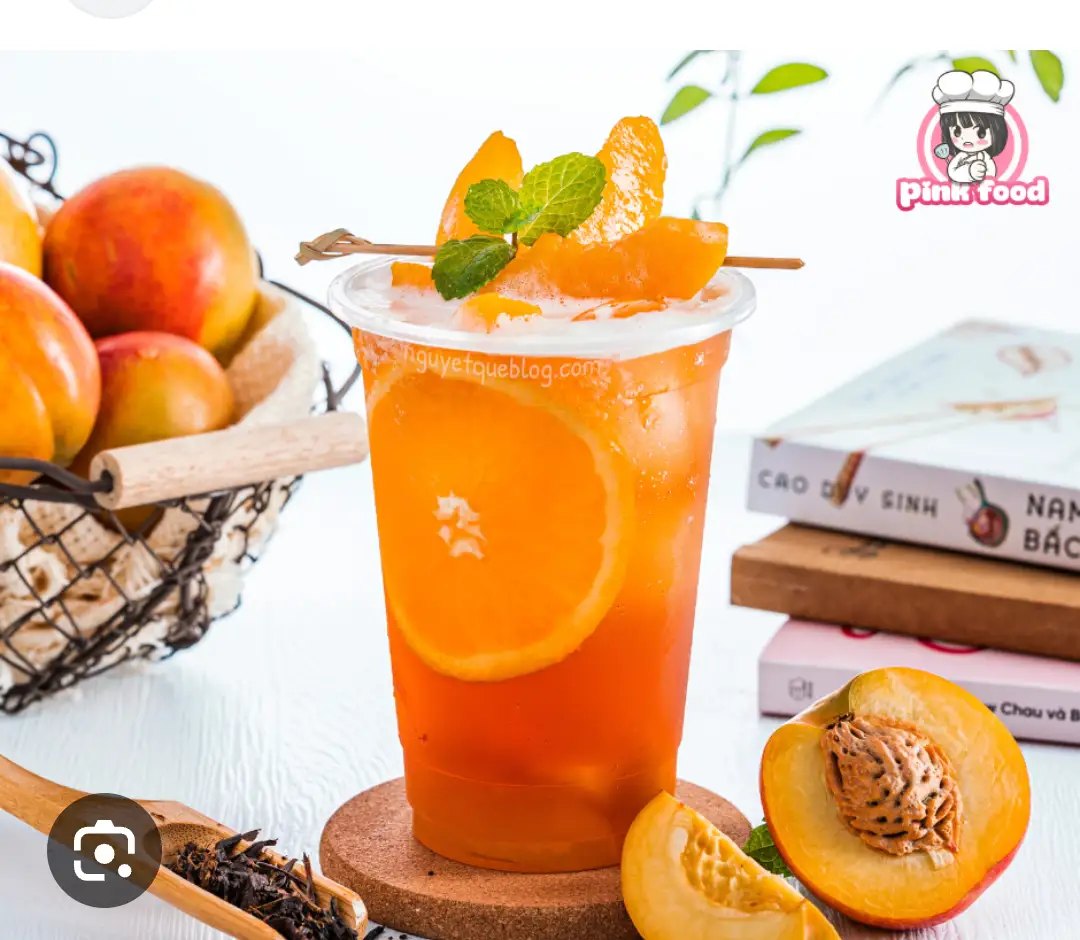 Trà Đào Cam Sả - 40.000 ₫ tại Rau Má Mix & Nước Ép MeoMeo - Nguyên Hồng