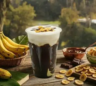 Hình ảnh Sữa tươi chuối chocolate giòn kem phô mai