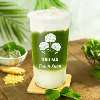 Rau má - đậu xanh - macchiato - 28.000 ₫ tại Rau Má Thanh Xuân - Thoại Ngọc Hầu