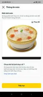 Hình ảnh Cháo Tổ Yến Size L