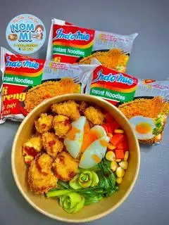 Hình ảnh Mì trộn gà giòn popcorn