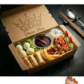 Hình ảnh BÚN NƯỚC TƯƠNG+THỊT XIÊN MẮC MẬT