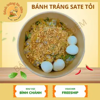Hình ảnh Bánh tráng trộn sate tỏi