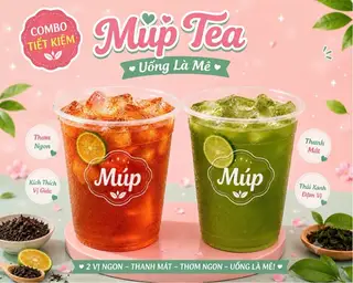 Hình ảnh Combo trà Thái Xanh + Hồng Trà tắc (700ml)