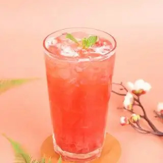 Trà Dâu - 15.000 ₫ tại Minh Chi Happy - Trà Sữa, Thức Ăn Nhanh - Nguyễn Trung Trực