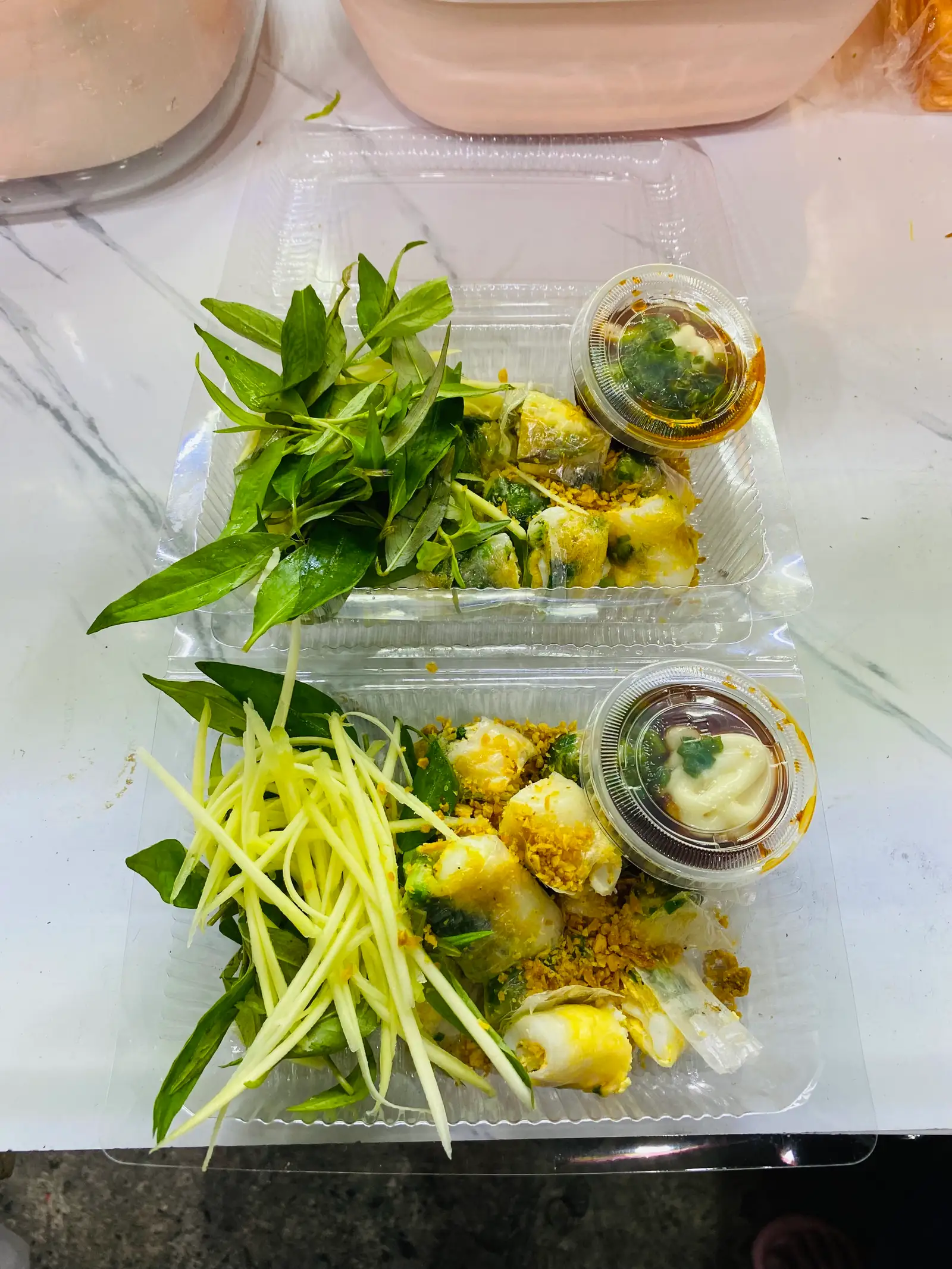 Bánh tráng cuốn trứng bóp nhuyễn - 45.000 ₫ tại Bánh Tráng Nội Nội - Phan Văn Hân