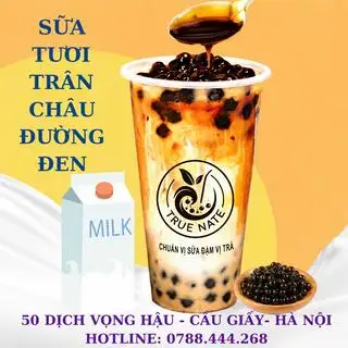 Hình ảnh Sữa tươi trân châu đường đen