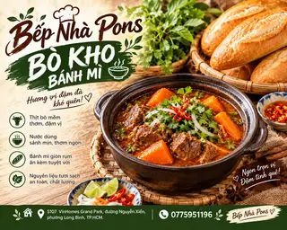 Hình ảnh Bò Kho Bánh Mì