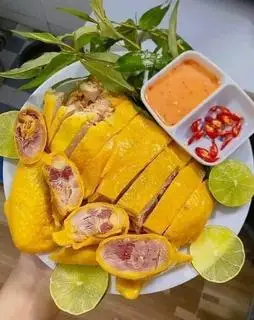 Hình ảnh combo 1 con gà ủ muối ăn mát + 1 xôi ruốc+1 pepsi lạnh
