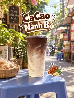 Hình ảnh Cacao Nành Bò ly 700ml ( Không sữa Bò )