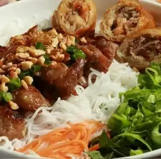 Hình ảnh bún sườn cây nướng