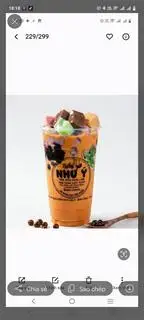 Hình ảnh trà thái đỏ full topping 12 loại thạch (L 